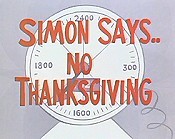 Simon Says.. No Thanksgiving, Part III Cartoon Pictures
