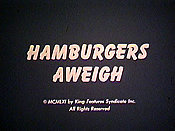 Hamburgers Aweigh Picture Into Cartoon