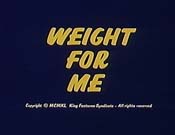 Weight For Me Picture Into Cartoon