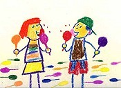 The Lollipop And The Rain Cartoon Picture