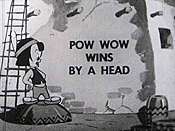 Pow Wow Wins by a Head Picture To Cartoon