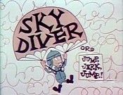 Sky Diver Free Cartoon Picture