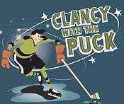 Clancy With The Puck Free Cartoon Picture