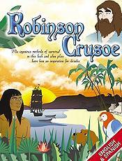 Robinson Crusoe Picture Into Cartoon