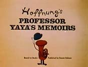 Professor Yaya's Memoirs Free Cartoon Pictures