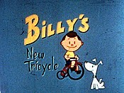 Billy's New Tricycle Free Cartoon Picture