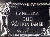 Dud, The Lion Tamer Free Cartoon Picture