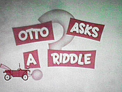 Otto Asks A Riddle Free Cartoon Picture