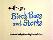 Birds, Bees And Storks Free Cartoon Pictures