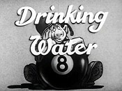 Drinking Water Cartoon Picture
