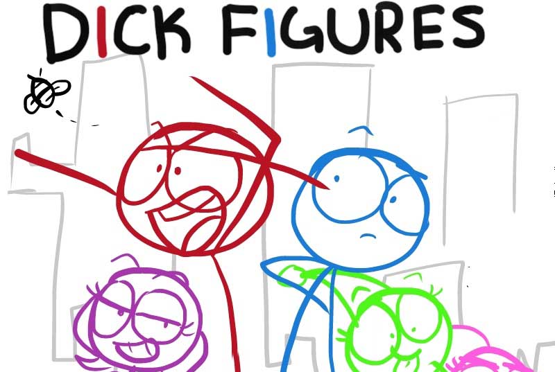 Dick Figures Web Cartoon Series Logo