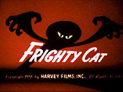 Frighty Cat Free Cartoon Picture