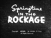 Springtime In The Rockage Pictures To Cartoon