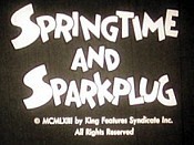 Springtime And Sparkplug Cartoon Pictures