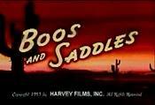Boos And Saddles Picture To Cartoon