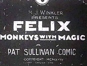 Felix Monkeys with Magic Picture Of The Cartoon