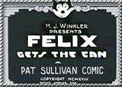Felix Gets The Can Picture Of The Cartoon