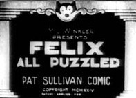 Felix All Puzzled Picture Of The Cartoon