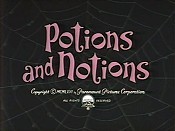 Potions And Notions Free Cartoon Picture