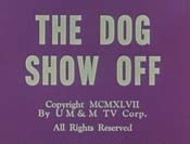 The Dog Show-Off Cartoon Pictures