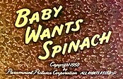 Baby Wants Spinach Cartoon Funny Pictures
