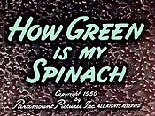 How Green Is My Spinach Cartoon Funny Pictures