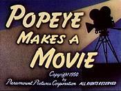 Popeye Makes A Movie Cartoon Funny Pictures