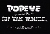 Popeye Meets Rip Van Winkle Pictures In Cartoon