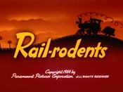 Rail-rodents Free Cartoon Picture