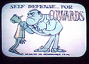 Self Defense... For Cowards Cartoon Picture