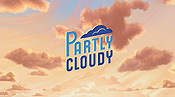 Partly Cloudy Free Cartoon Picture