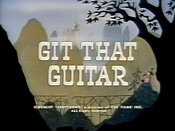 Get That Guitar Cartoon Picture