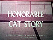 Honorable Cat Story Pictures In Cartoon