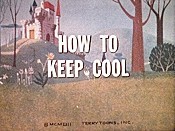 How To Keep Cool Cartoon Character Picture