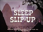 Sleep Slip-Up Cartoon Picture