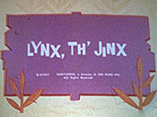 Lynx, Th' Jinx Pictures In Cartoon