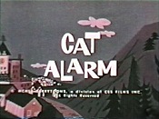 Cat Alarm Cartoon Character Picture