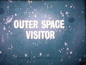 Outer Space Visitor Cartoon Character Picture