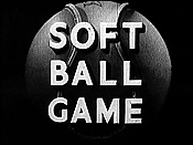 Soft Ball Game Cartoon Picture