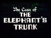 The Case Of The Elephant's Trunk Free Cartoon Pictures