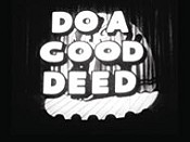 Do A Good Deed Cartoon Picture