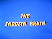 The Snoozin' Bruin Pictures Cartoons