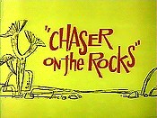 Chaser On The Rocks Cartoon Character Picture