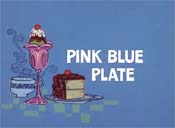 Pink Blue Plate Cartoon Pictures