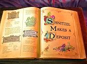 Shnitzel Makes A Deposit Cartoon Picture