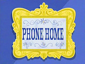 Phone Home Cartoon Picture