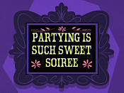 Partying Is Such Sweet Soiree Cartoon Picture