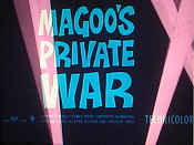 Magoo's Private War Free Cartoon Pictures