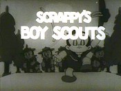 Scrappy's Boy Scouts Free Cartoon Picture