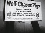 Wolf Chases Pigs Cartoon Pictures